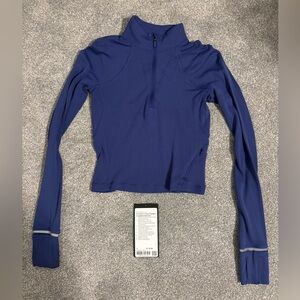 lululemon athletica It’s Rulu Run Ribbed Cropped Half Zip